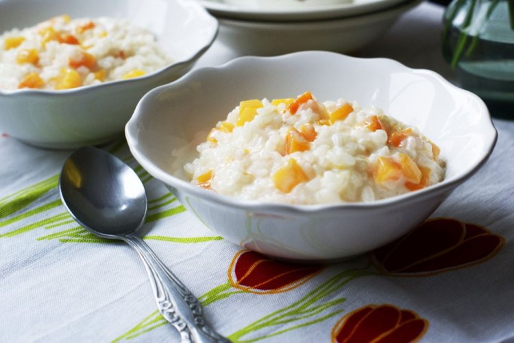 Рисовая каша с тыквой на молоке – классический рецепт