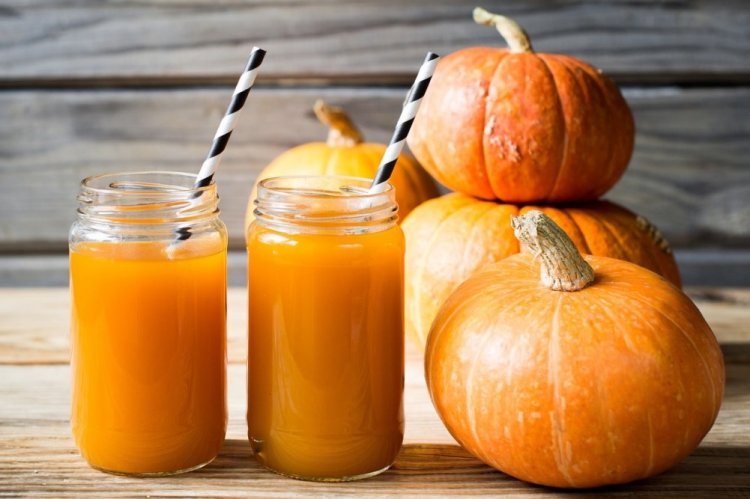 Тыквенно-яблочный сок на терке