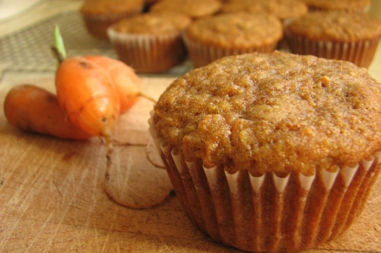 Морковные маффины для похудения