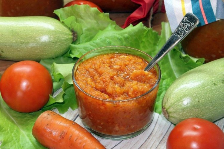 Быстрая кабачковая икра