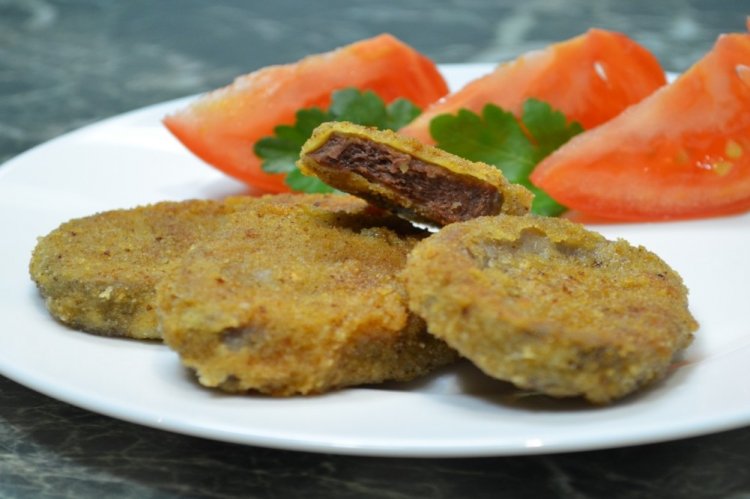 Говяжий язык в панировке