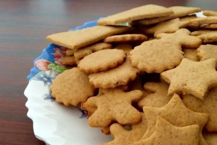 Постное имбирное печенье