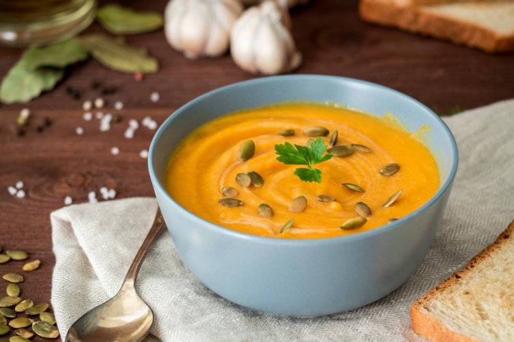 Крем-суп из тыквы с карри