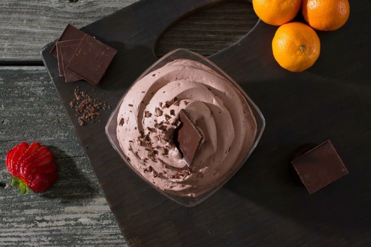 Мусс из маскарпоне с шоколадом