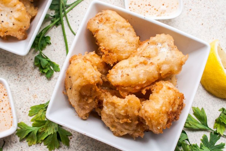 Палтус в кефирном кляре