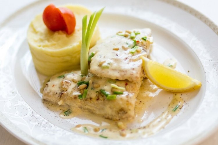 Палтус в майонезно-горчичном маринаде