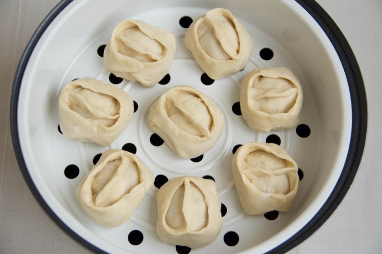 Классические манты с мясом