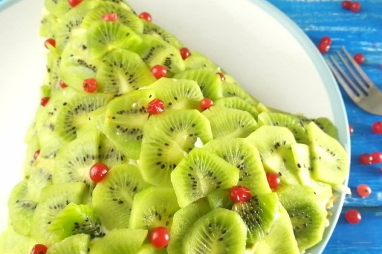 Новогодняя фруктовая елка