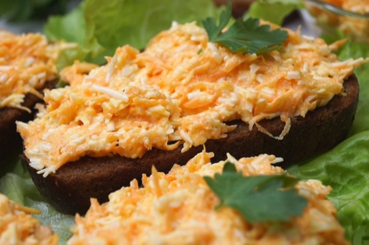 Морковная закуска на Новый год