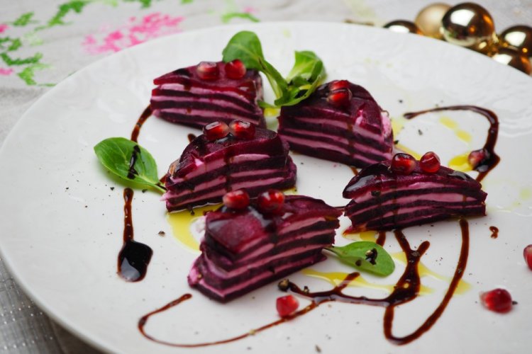 Террин из свеклы и рикотты