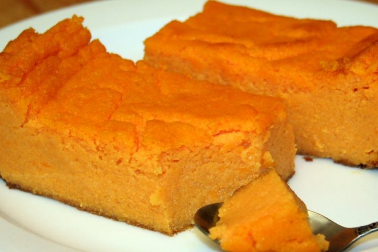 Запеканка из тыквы с рисовой мукой