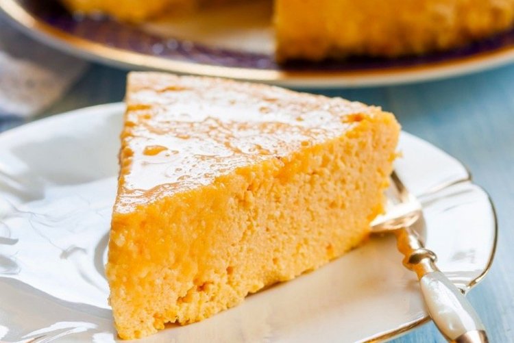 Запеканка из тыквы с творогом