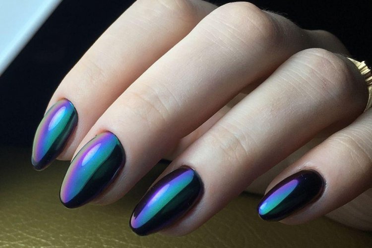 «Бензиновый» маникюр