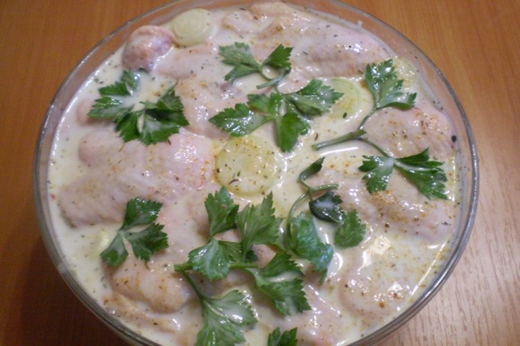 Маринад с кинзой для куриных крылышек