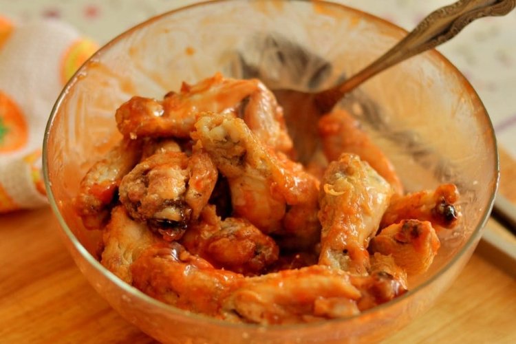 Мандариновый маринад для куриных крылышек