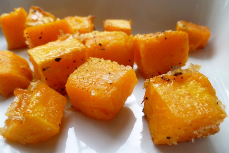 Тыква с лимоном в духовке