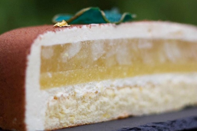 Грушево-лимонная начинка для торта