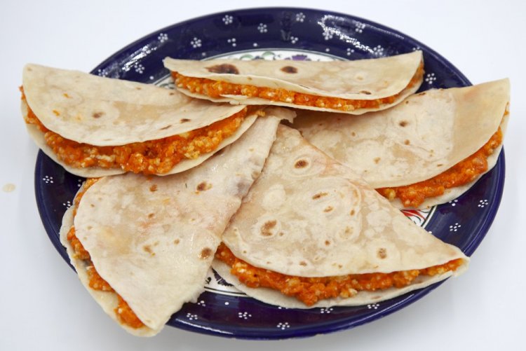 Кыстыбый с картошкой и тыквой