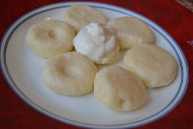 Ленивые вареники из рисовой муки