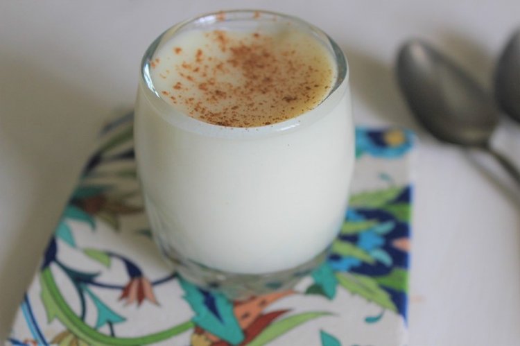 Молочный кисель на рисовой муке