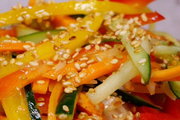 Азиатский ПП салат на ужин