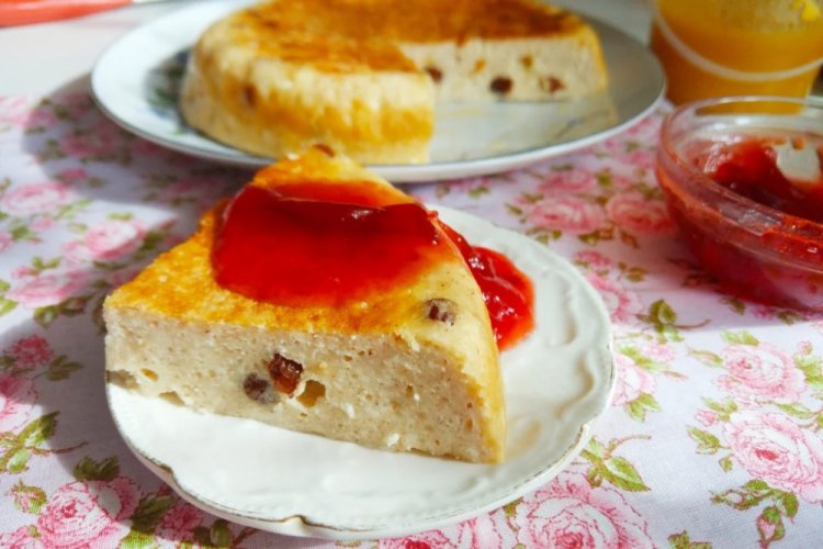 Творожная запеканка с рисовой мукой