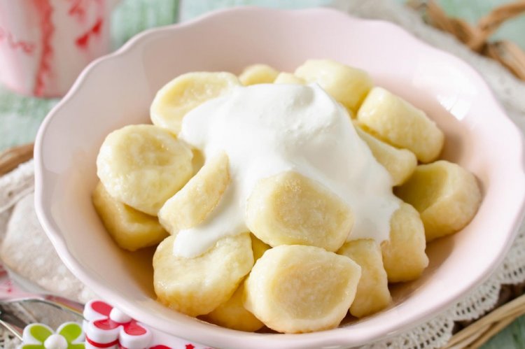 Ленивые вареники из творога и рисовой муки