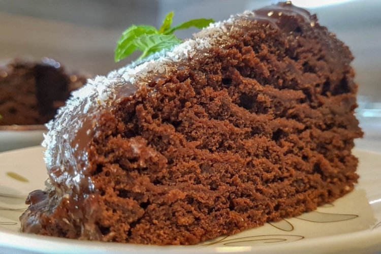 Шоколадный пирог на кокосовом молоке