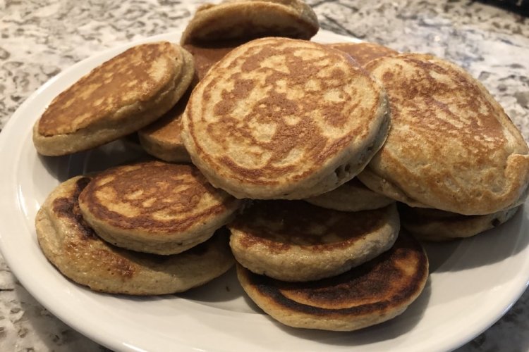 Оладьи на молоке с овсяными хлопьями