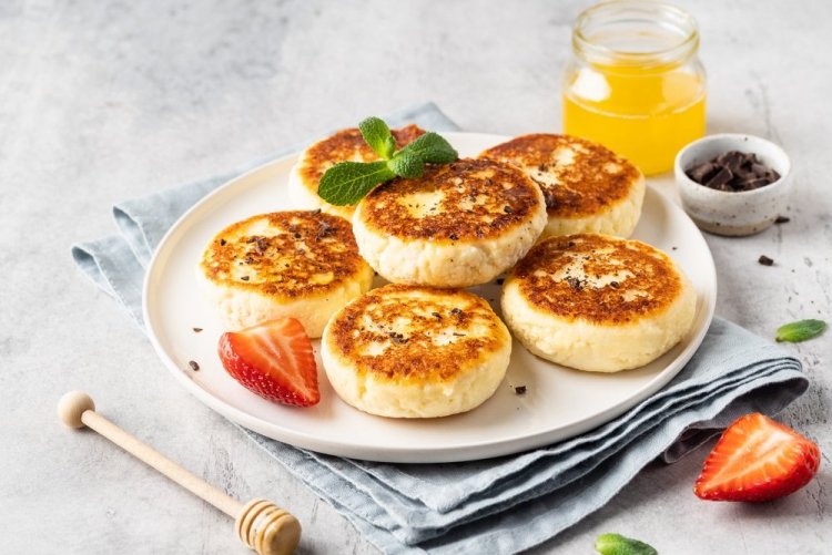 Сырники с медом и рисовой мукой