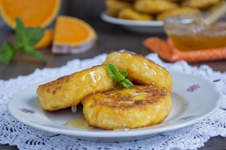 Сырники с тыквой и рисовой мукой