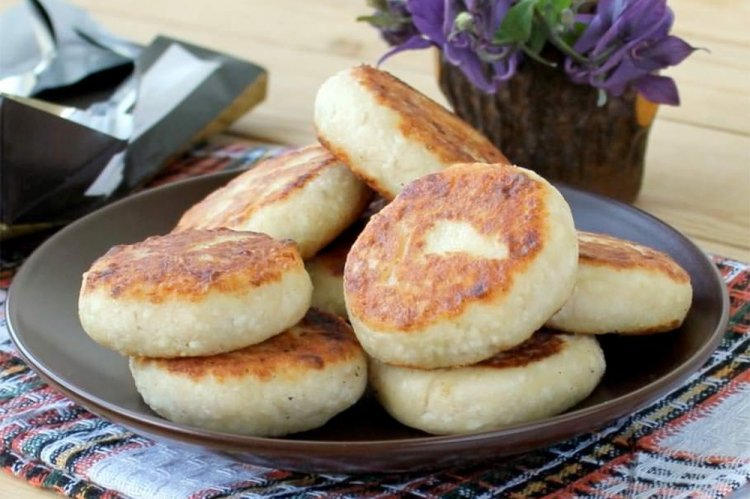 Сырники с рисовой мукой без яиц