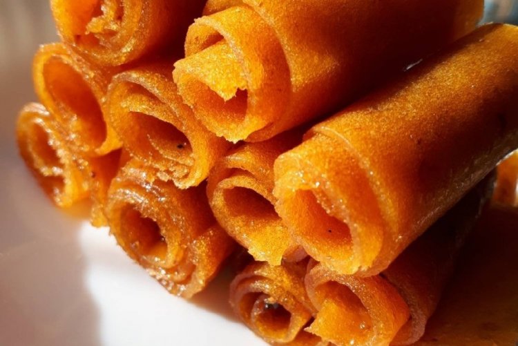 Пастила из тыквы с орехами