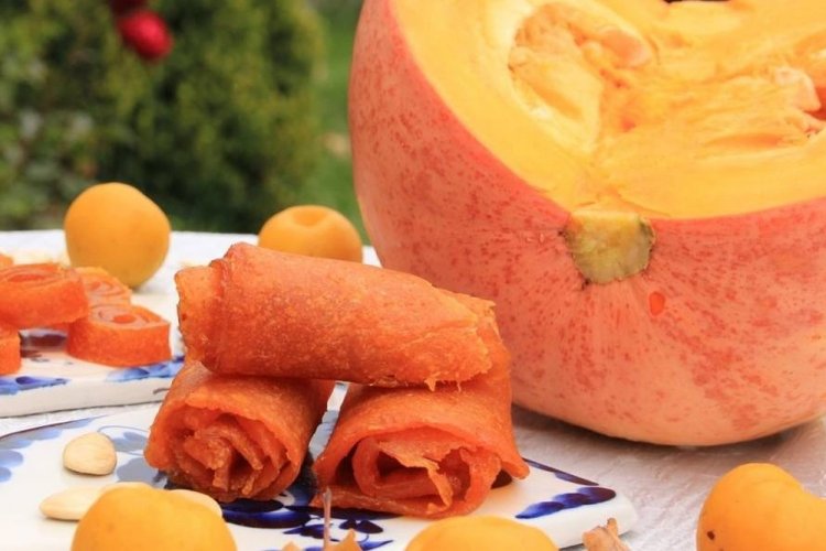 Пастила из тыквы с медом и корицей