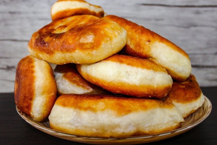 Постные пирожки с горохом