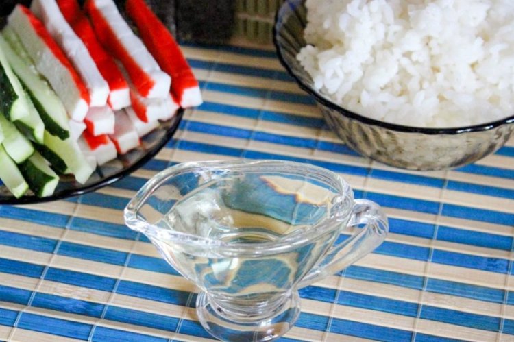 Заправка для риса из обычного уксуса