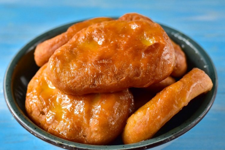 Пышки на кефире с медом