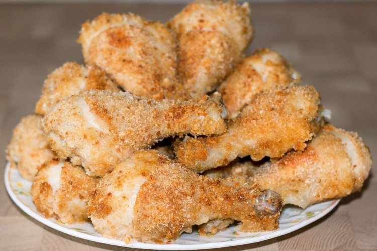 Куриные ножки с хрустящей корочкой в панировке