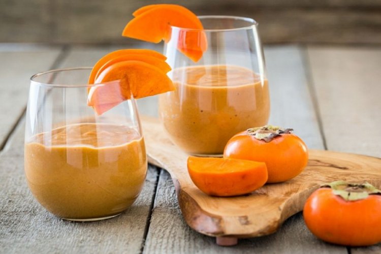 Смузи из хурмы и бананов