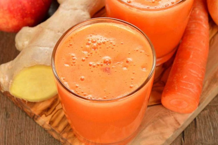 Морковно-имбирный смузи
