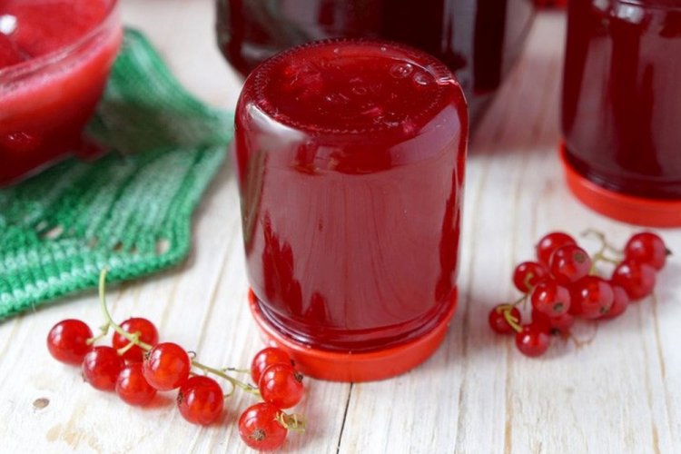 Желе из красной смородины с желатином без варки