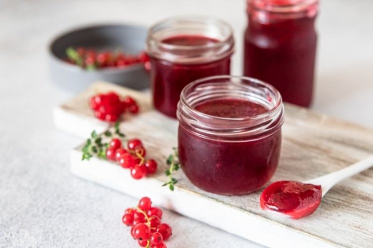 Желе из красной смородины с желатином и лимонной кислотой