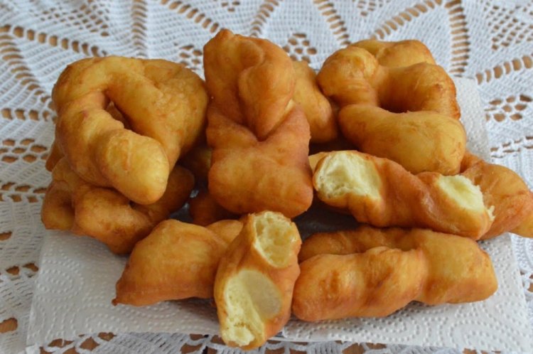 Творожный хворост на кефире