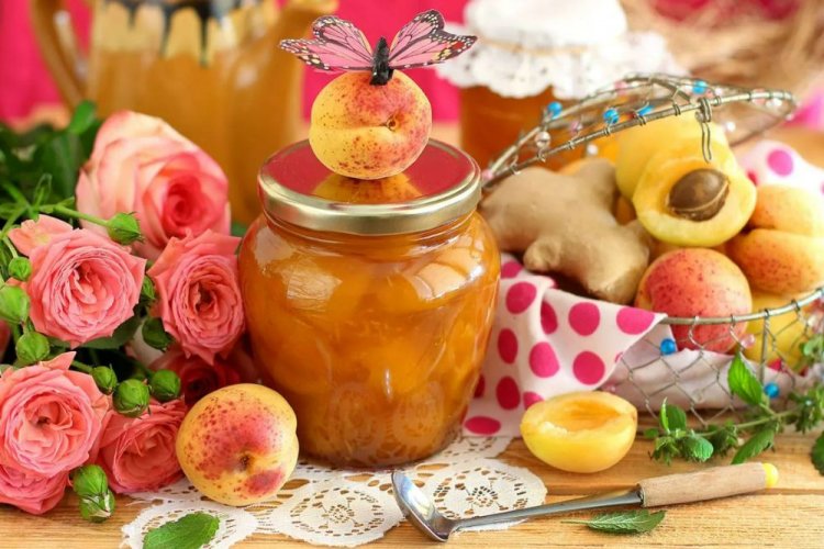 Варенье из абрикосов с имбирем