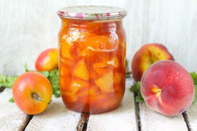 Варенье из абрикосов и персиков без косточек