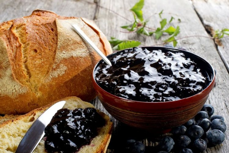 Варенье из черники с желатином