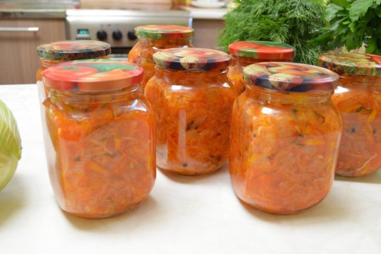 Солянка из капусты на зиму