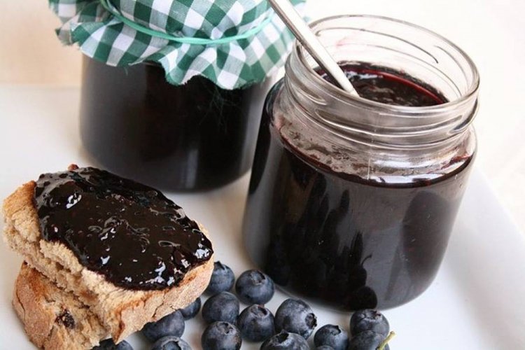 Джем из черники без варки