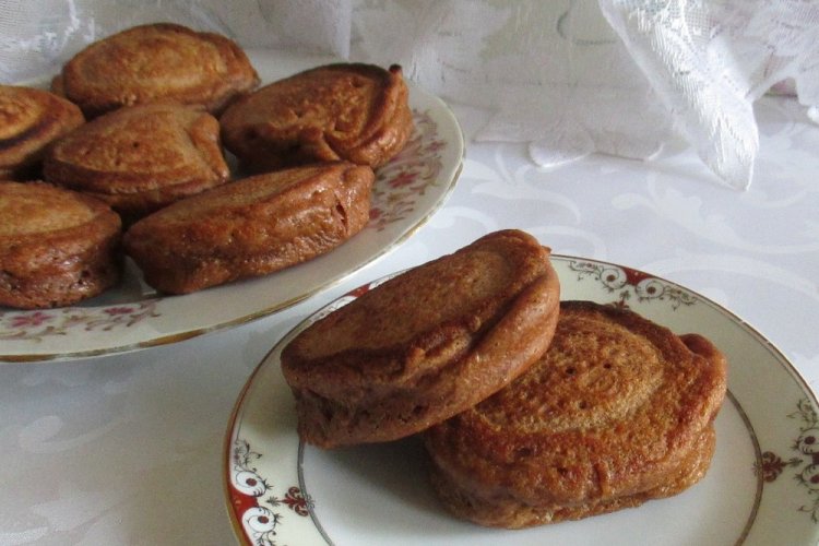 Оладьи на сметане с какао