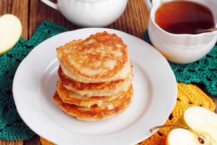 Оладьи на сметане и воде